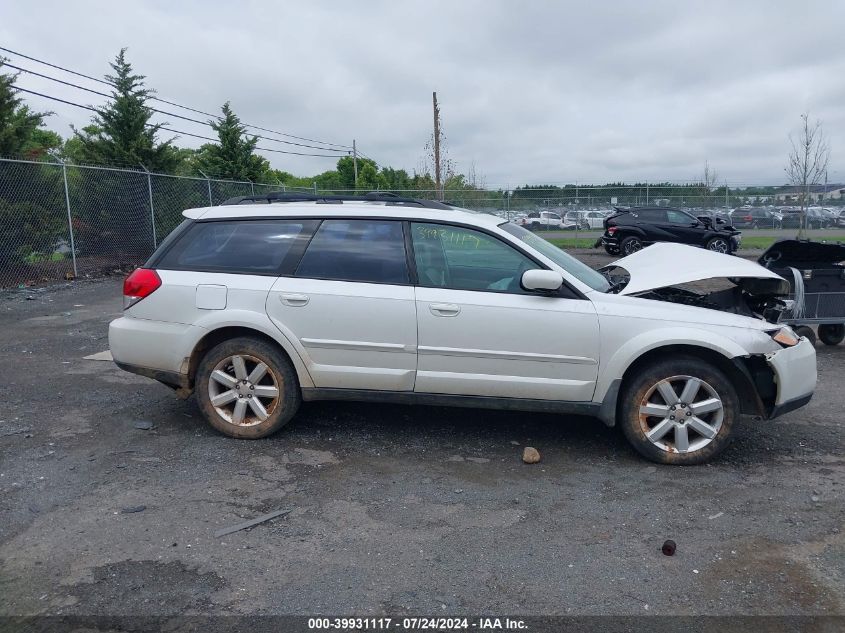 2008 Subaru Outback 2.5I Limited VIN: 4S4BP62C587306785 Lot: 39931117