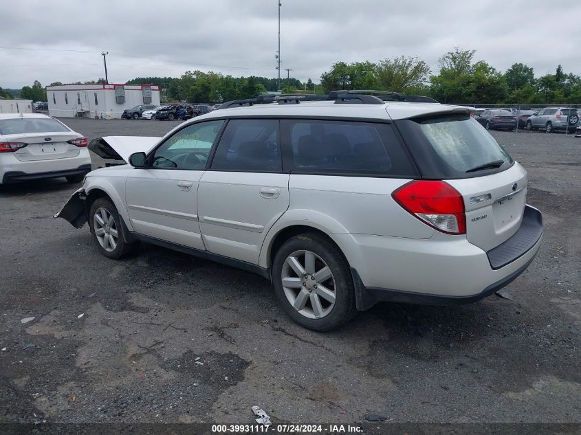 2008 Subaru Outback 2.5I Limited VIN: 4S4BP62C587306785 Lot: 39931117