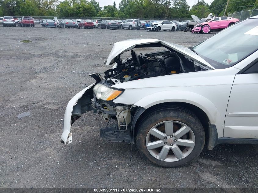 2008 Subaru Outback 2.5I Limited VIN: 4S4BP62C587306785 Lot: 39931117