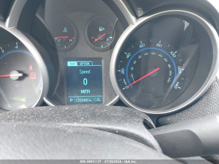 2014 Chevrolet Cruze Lt VIN: 1G1PC5SB9E7120582 Lot: 39931127