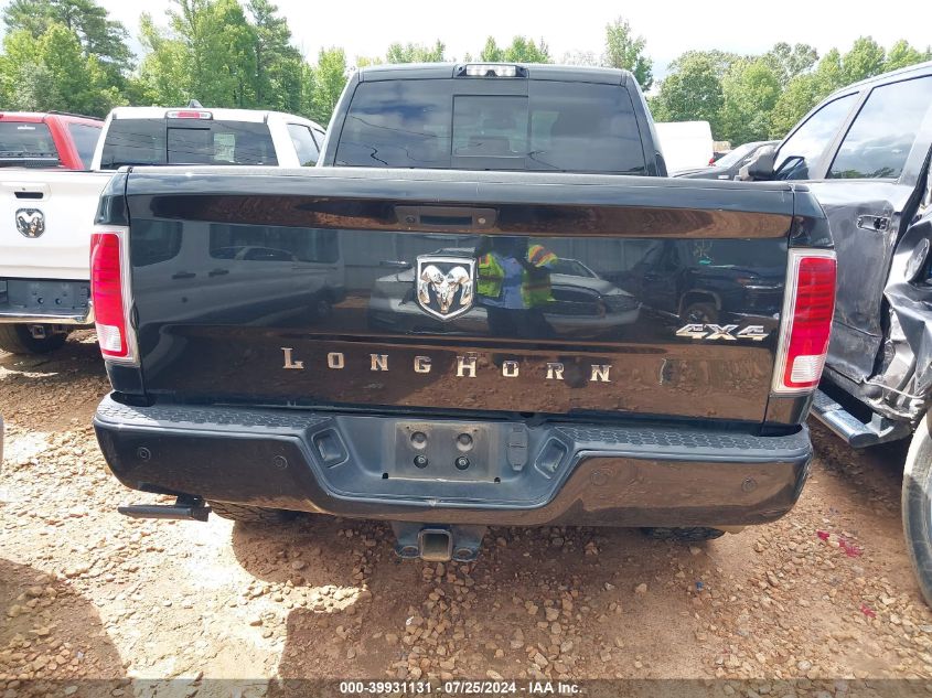 2018 Ram 2500 Longhorn 4X4 6'4 Box VIN: 3C6UR5GL0JG406062 Lot: 39931131