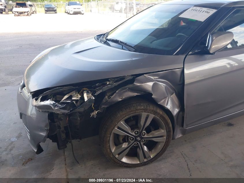 2016 Hyundai Veloster VIN: KMHTC6AD0GU299142 Lot: 39931196
