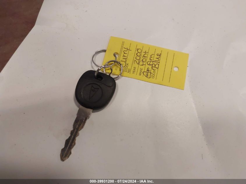 2000 Pontiac Grand Am Se1 VIN: 1G2NF52T8YM805729 Lot: 39931200