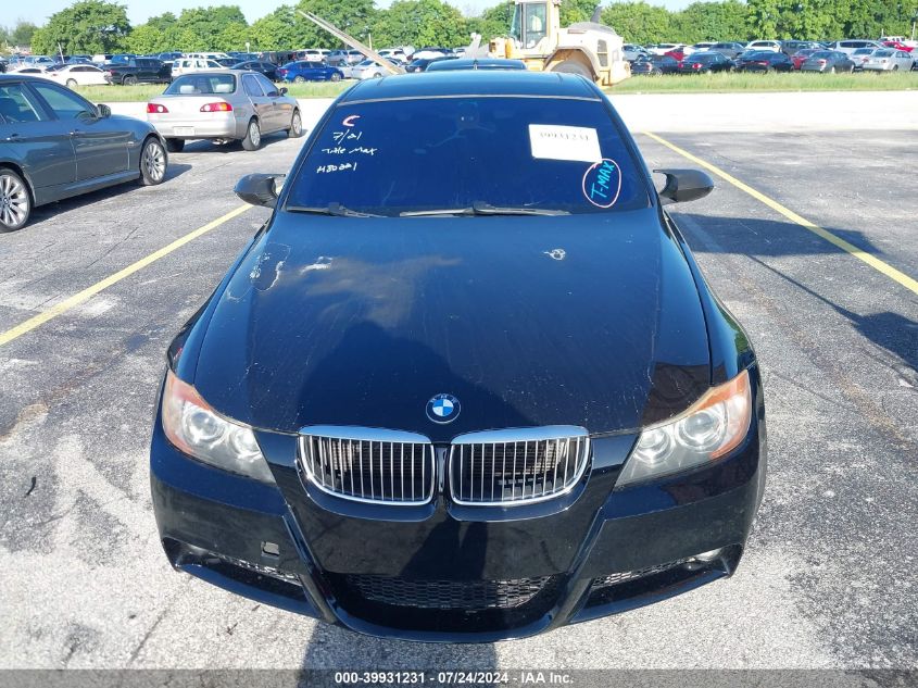 2008 BMW 335I VIN: WBAVB77508NH80221 Lot: 39931231