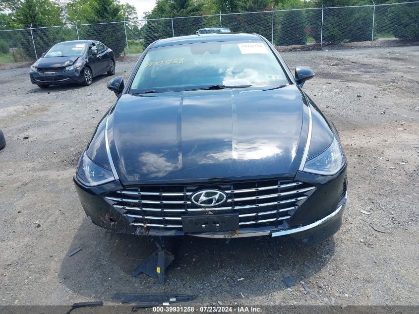 2022 Hyundai Sonata Hybrid Blue VIN: KMHL24JJ5NA037743 Lot: 39931258