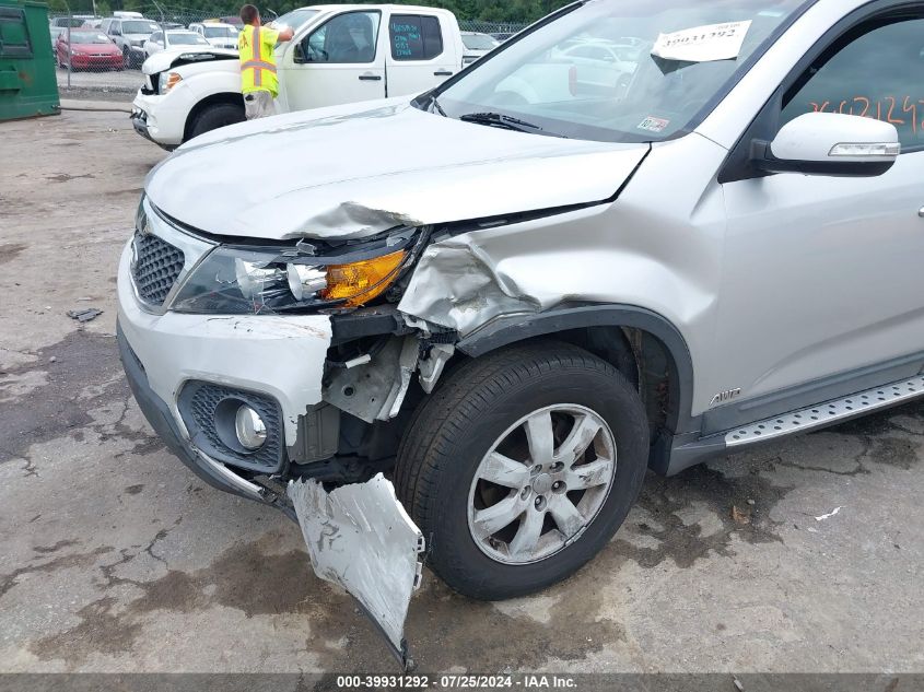 5XYKTCA60DG326854 2013 Kia Sorento Lx