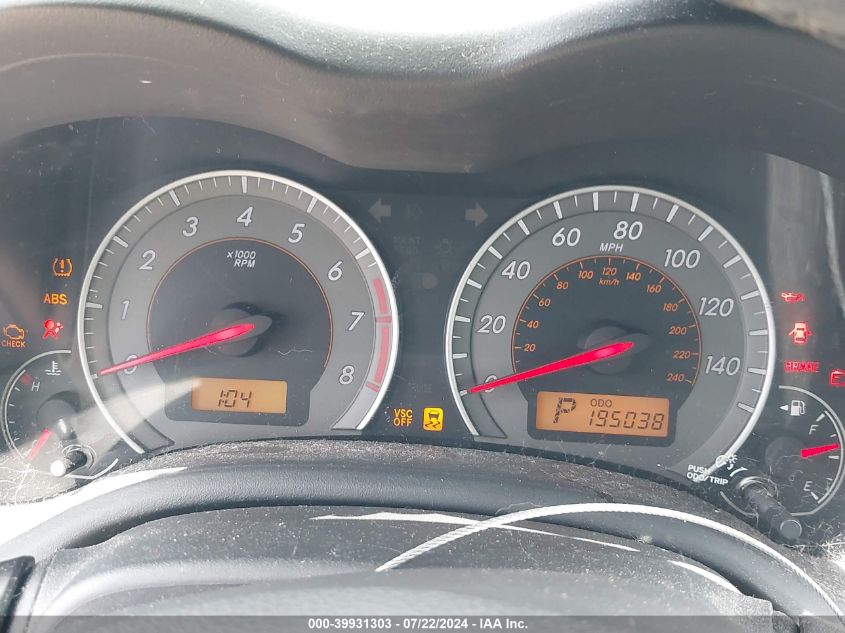 2010 Toyota Corolla S VIN: 1NXBU4EE7AZ190605 Lot: 39931303