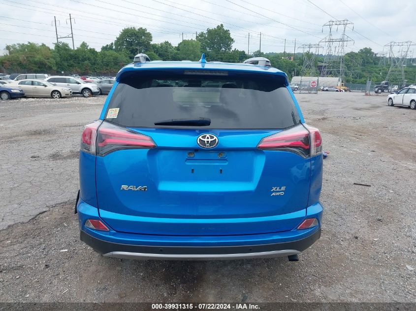 2018 Toyota Rav4 Xle VIN: JTMRFREV4JJ724834 Lot: 39931315