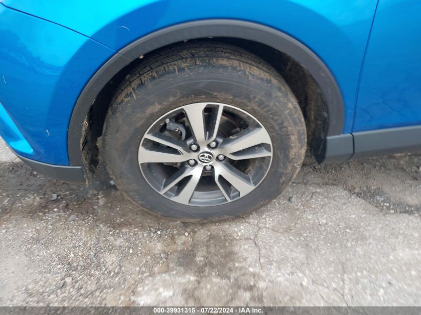 2018 Toyota Rav4 Xle VIN: JTMRFREV4JJ724834 Lot: 39931315