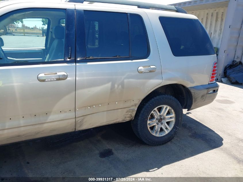 2005 Mercury Mountaineer VIN: 4M2DU86K45UJ17331 Lot: 39931317