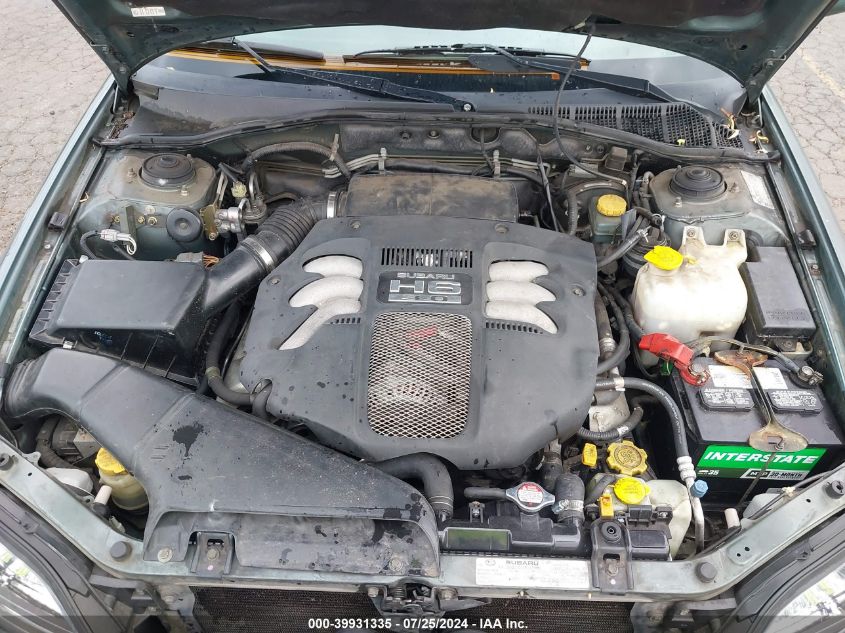 2001 Subaru Outback H6-3.0 VIN: 4S3BH806917625834 Lot: 39931335