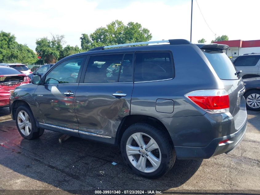 2013 Toyota Highlander Limited V6 VIN: 5TDDK3EH1DS177347 Lot: 39931340