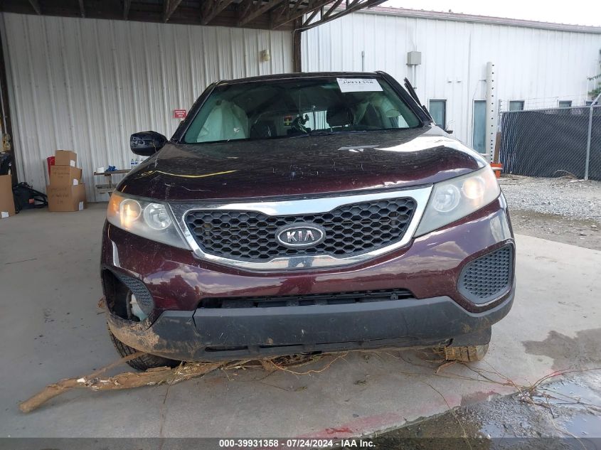 2012 Kia Sorento Lx VIN: 5XYKT3A1XCG259862 Lot: 39931358