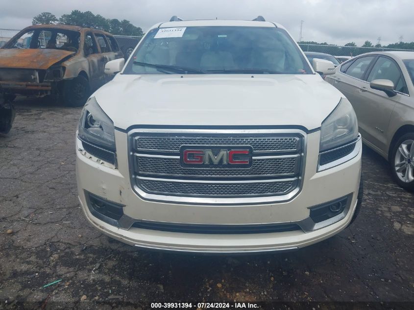 2014 GMC Acadia Denali VIN: 1GKKRTKDXEJ356946 Lot: 39931394