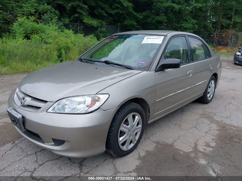 2HGES16514H536404 | 2004 HONDA CIVIC