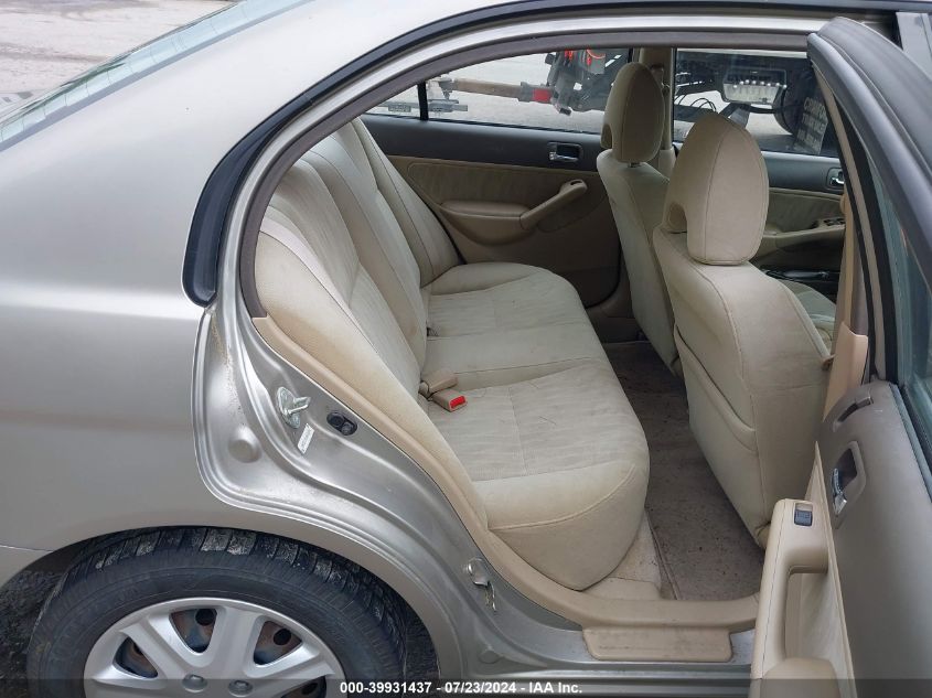 2004 Honda Civic Lx VIN: 2HGES16514H536404 Lot: 39931437