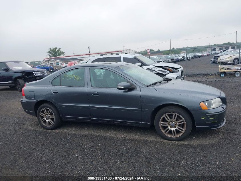 2007 Volvo S60 2.5T VIN: YV1RH592672610592 Lot: 39931480