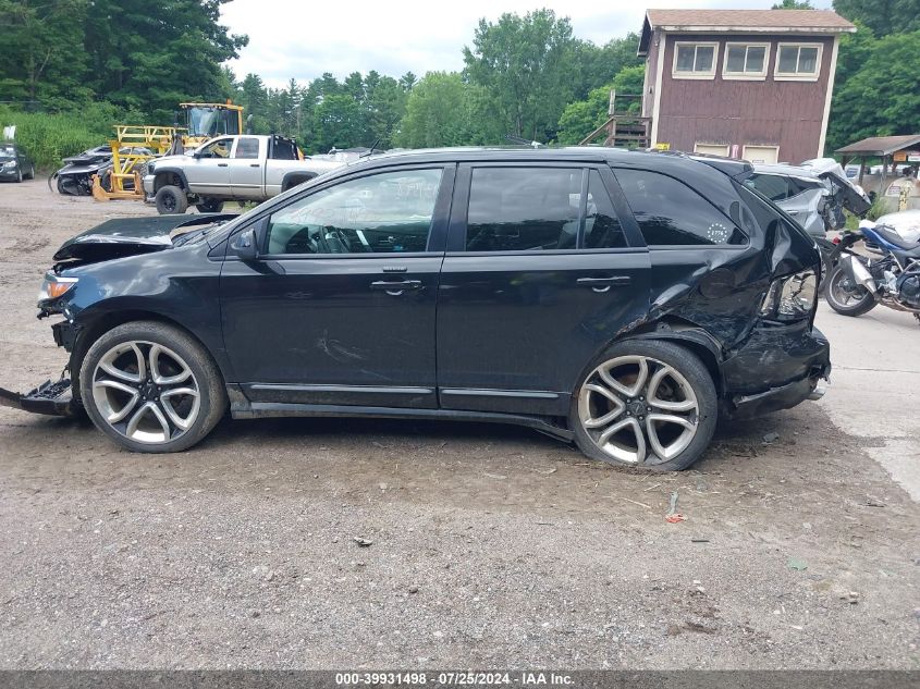 2013 Ford Edge Sport VIN: 2FMDK4AKXDBA55865 Lot: 39931498