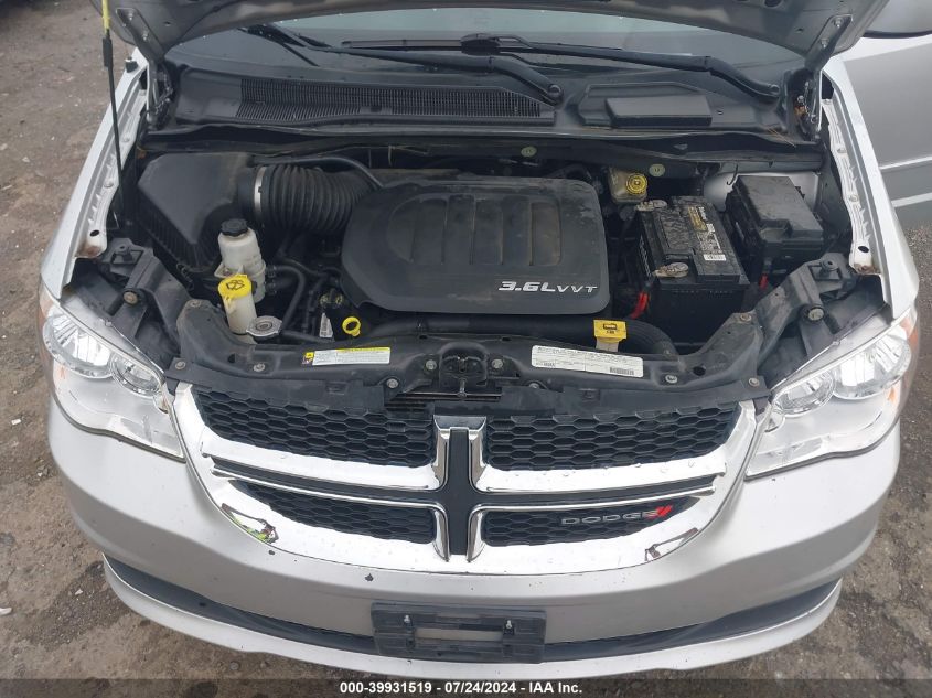 2012 Dodge Grand Caravan Sxt VIN: 2C4RDGCG4CR378801 Lot: 39931519