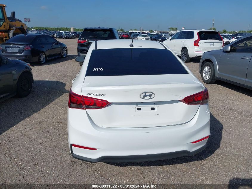 2021 Hyundai Accent Se VIN: 3KPC24A62ME137018 Lot: 39931522