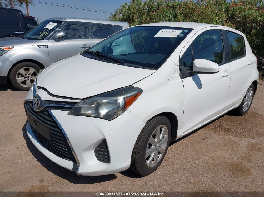 2015 Toyota Yaris VIN: VNKKTUD3XFA041211 Lot: 39931527