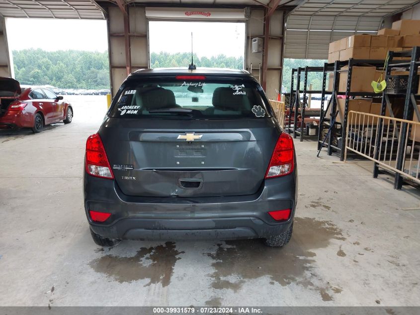 2020 Chevrolet Trax Fwd Ls VIN: 3GNCJKSBXLL204386 Lot: 39931579
