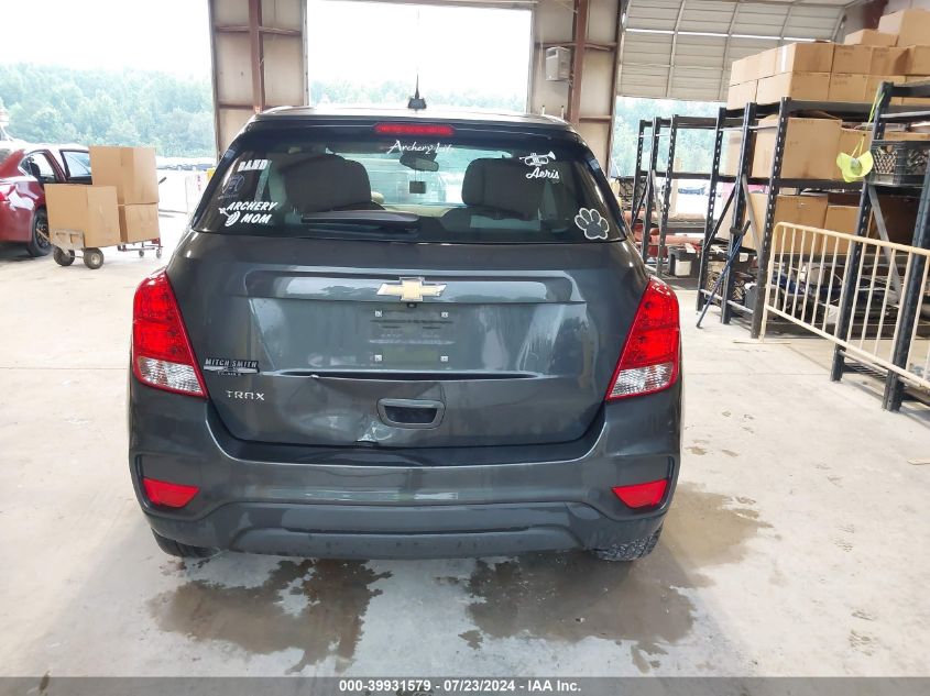 2020 Chevrolet Trax Fwd Ls VIN: 3GNCJKSBXLL204386 Lot: 39931579