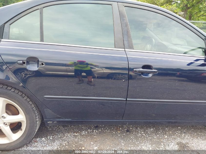 2008 Hyundai Sonata Limited V6/Se V6 VIN: 5NPEU46F68H354083 Lot: 39931603