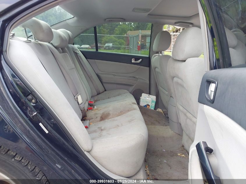 2008 Hyundai Sonata Limited V6/Se V6 VIN: 5NPEU46F68H354083 Lot: 39931603