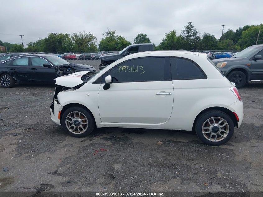 2012 Fiat 500 Pop VIN: 3C3CFFAR3CT127848 Lot: 39931613