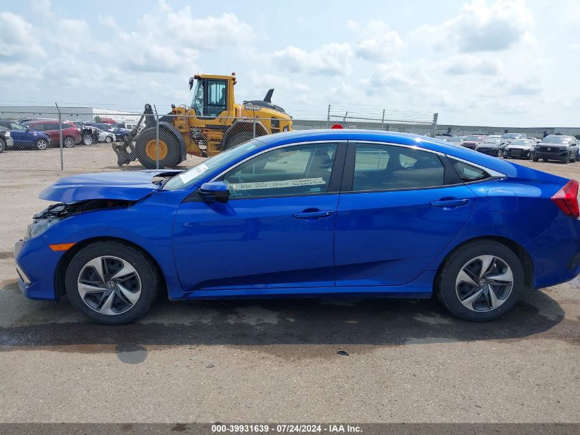 2019 Honda Civic Lx VIN: 19XFC2F60KE007047 Lot: 39931639