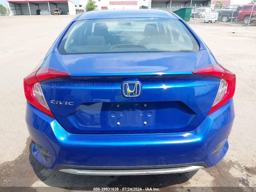 2019 Honda Civic Lx VIN: 19XFC2F60KE007047 Lot: 39931639