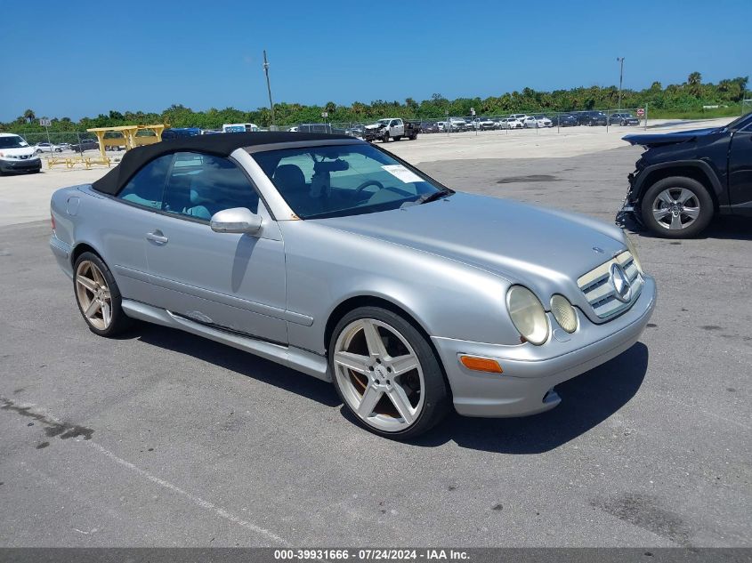 2003 Mercedes-Benz Clk 430 VIN: WDBLK70G73T139833 Lot: 39931666