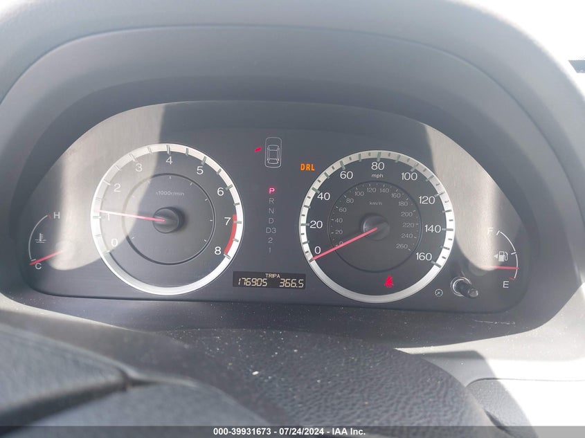 2010 Honda Accord 2.4 Lx VIN: 1HGCP2F39AA152362 Lot: 39931673