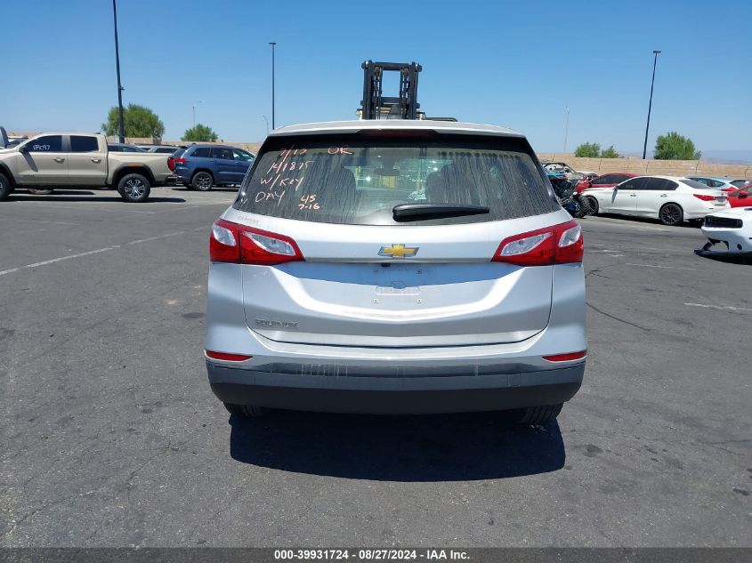 2020 Chevrolet Equinox Fwd Ls VIN: 3GNAXHEV3LS620235 Lot: 39931724