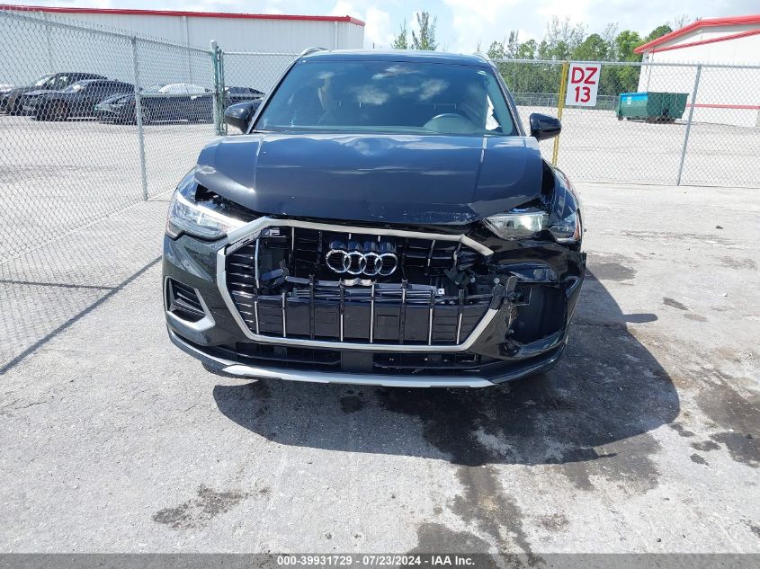 2021 Audi Q3 Premium 40 Tfsi Quattro Tiptronic VIN: WA1AUCF31M1072251 Lot: 39931729