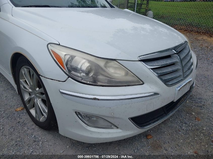 2013 Hyundai Genesis 3.8L VIN: KMHGC4DD7DU225021 Lot: 39931756