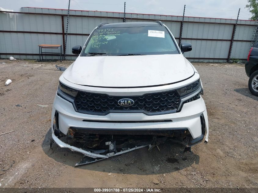 2021 Kia Sorento Sx VIN: 5XYRK4LF2MG032344 Lot: 39931788