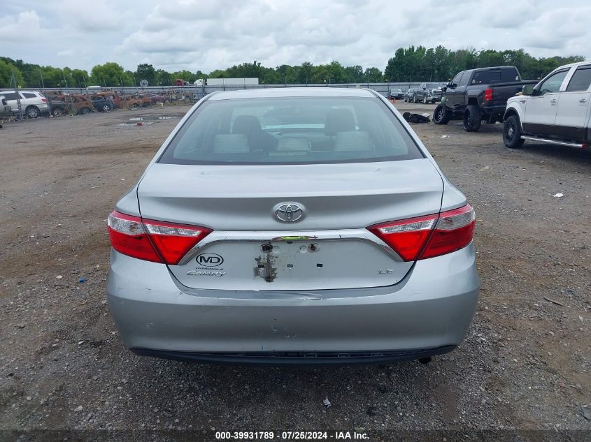 2016 Toyota Camry Le VIN: 4T1BF1FK6GU230842 Lot: 39931789