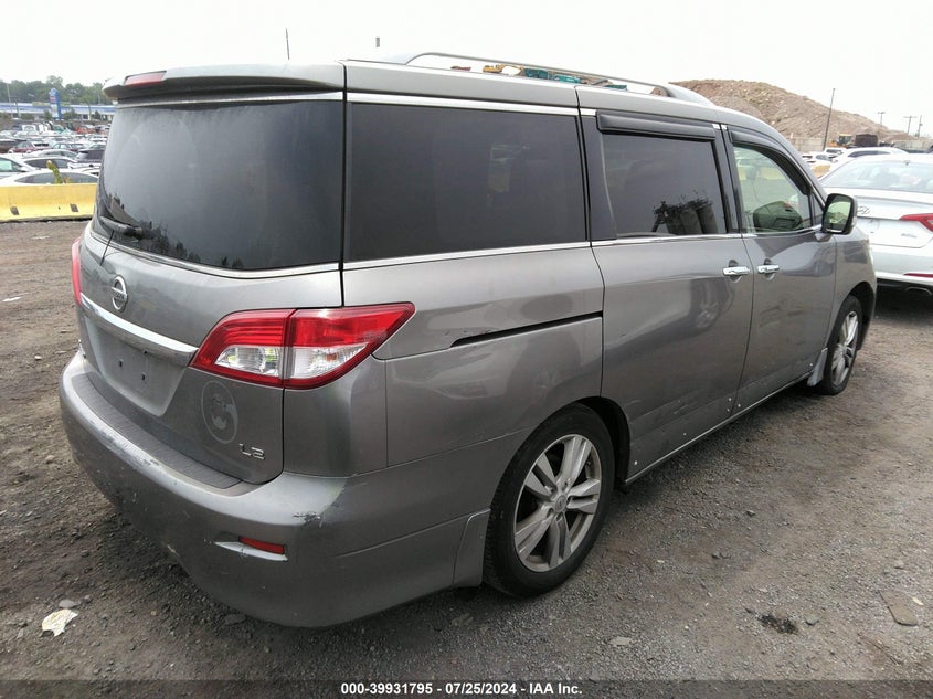 2012 Nissan Quest Le VIN: JN8AE2KP5C9043300 Lot: 39931795