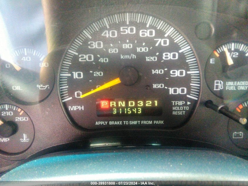 2000 GMC Safari Sl VIN: 1GKDM19W6YB541335 Lot: 39931808