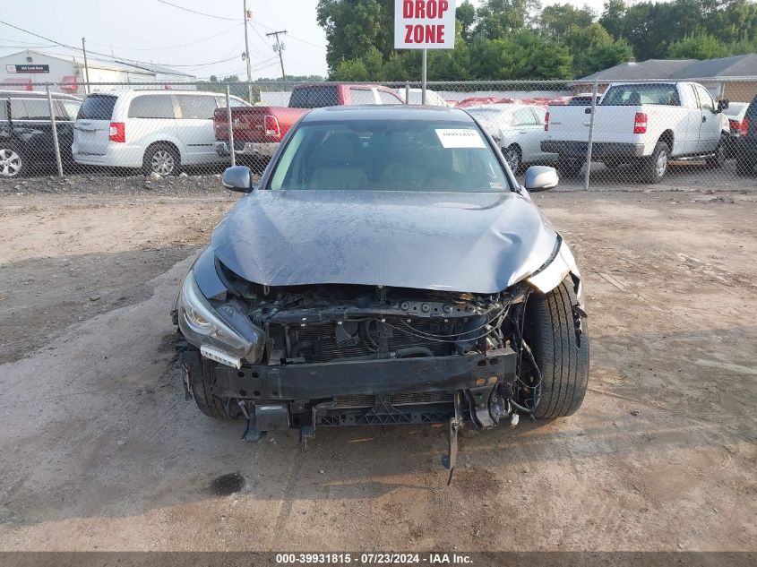 2019 Infiniti Q50 3.0T Luxe VIN: JN1EV7AR0KM550990 Lot: 39931815