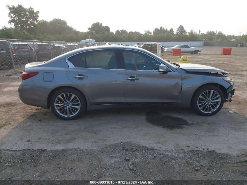 2019 Infiniti Q50 3.0T Luxe VIN: JN1EV7AR0KM550990 Lot: 39931815