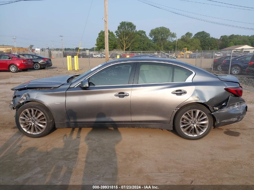 2019 Infiniti Q50 3.0T Luxe VIN: JN1EV7AR0KM550990 Lot: 39931815