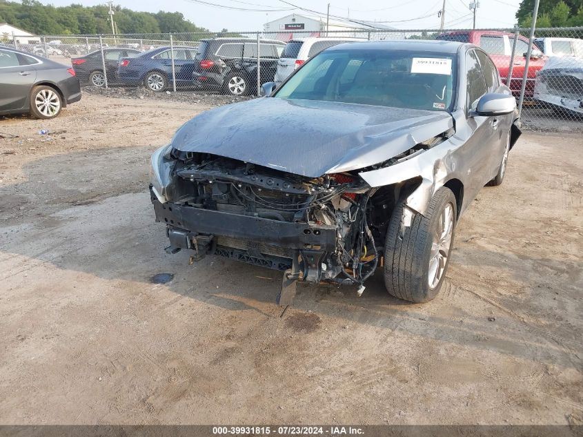 2019 Infiniti Q50 3.0T Luxe VIN: JN1EV7AR0KM550990 Lot: 39931815