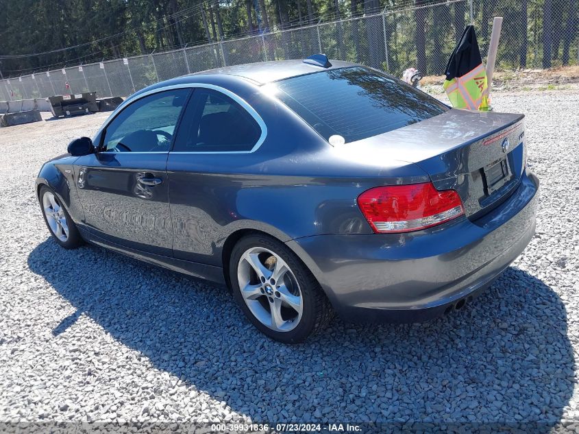 2008 BMW 128I VIN: WBAUP73518VF08795 Lot: 39931836