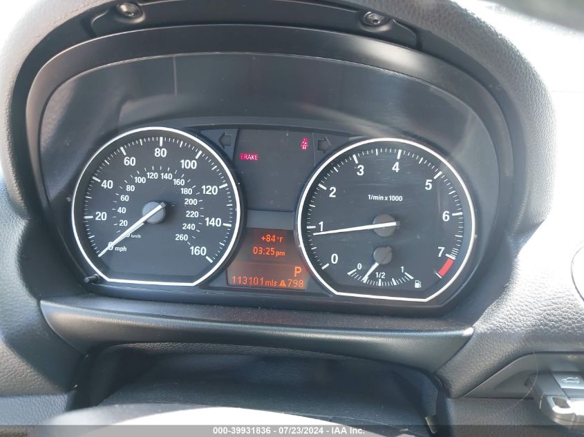 2008 BMW 128I VIN: WBAUP73518VF08795 Lot: 39931836