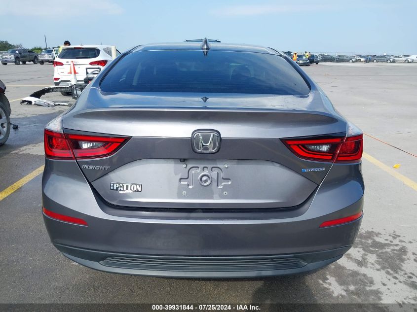 2021 HONDA INSIGHT EX - 19XZE4F55ME010541