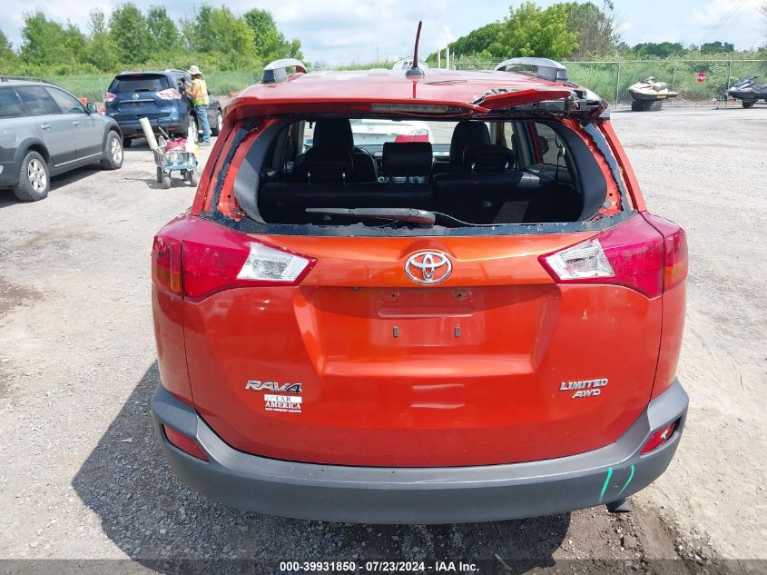 2015 Toyota Rav4 Limited VIN: JTMDFREV3FJ037037 Lot: 39931850