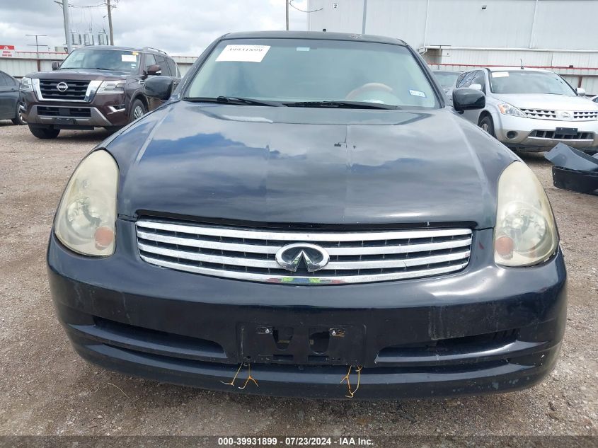 2003 Infiniti G35 VIN: JNKCV51E03M326849 Lot: 39931899